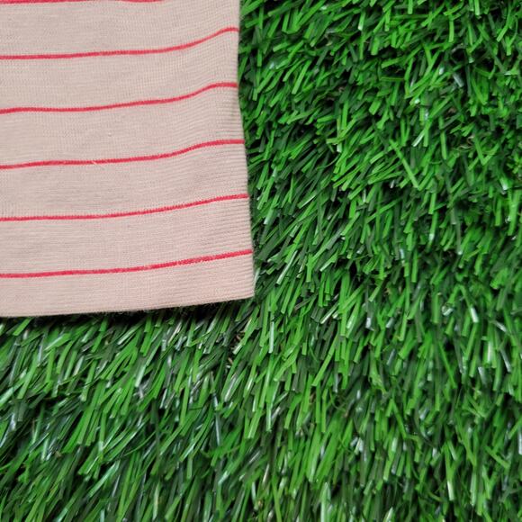 VTG 70s Finalist Dagger Collar Knit Polo Mens XS Horizontal Stripe - Picture 4 of 11